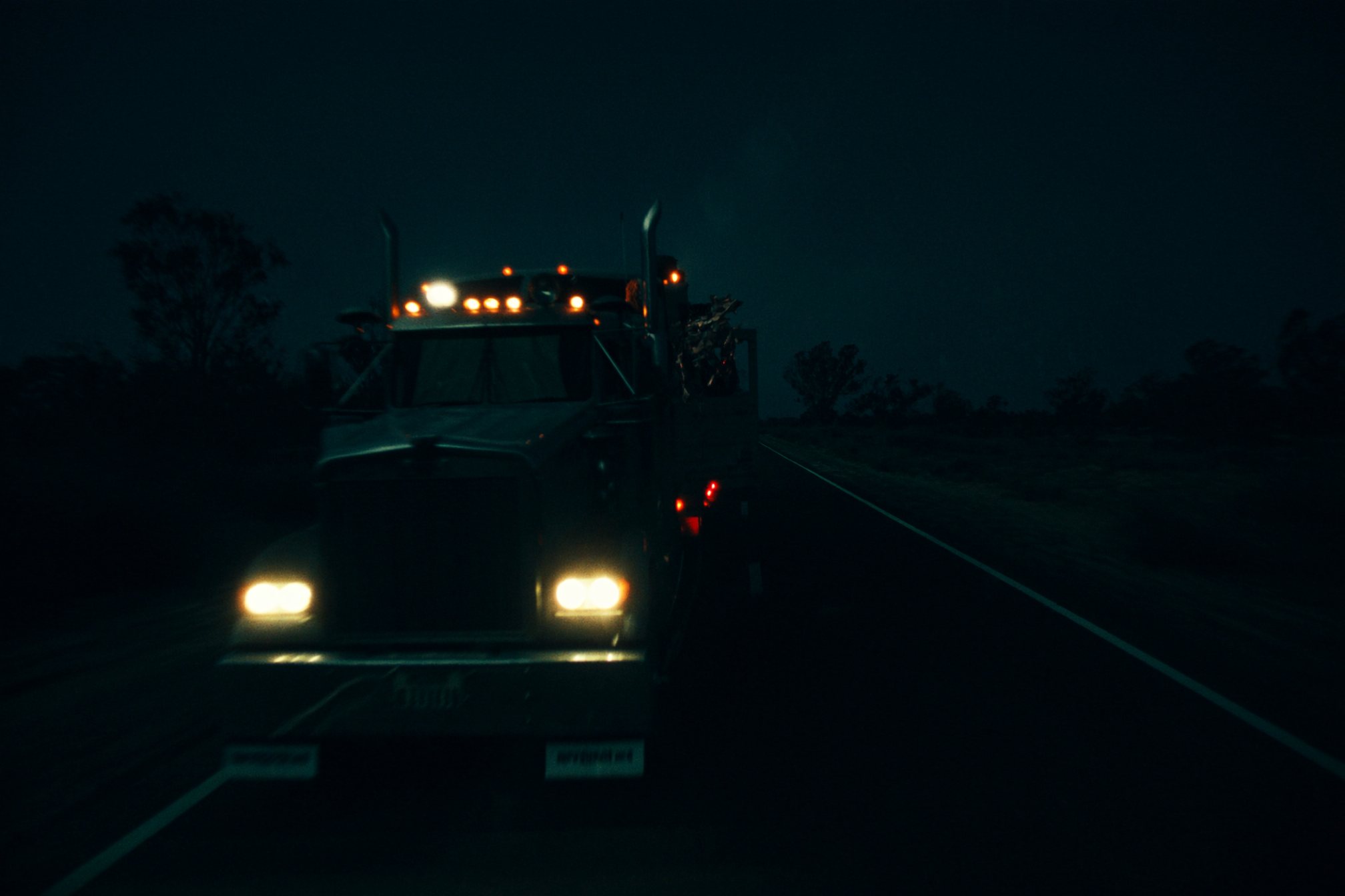 Line-haul road transport on a regional Queensland highway